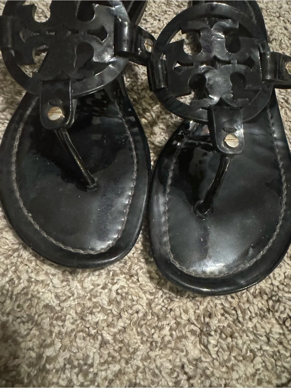 Tory Burch shoe bundle-size 9 Miller, clogs and flip flops. A lot of life left